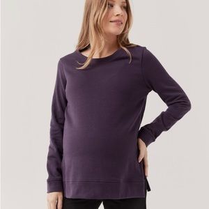 Pact Maternity Zip Sweatshirt